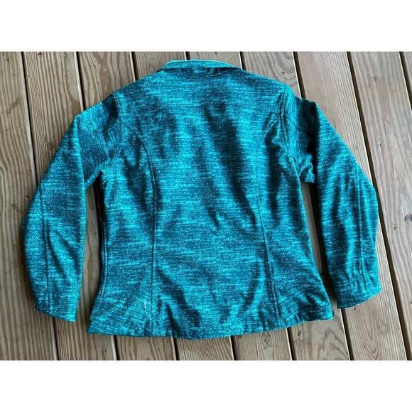 Eddie Bauer womens Jacket Teal Green Windfoil Elite Soft Shell Fleece Lined. XL - Picture 2 of 8